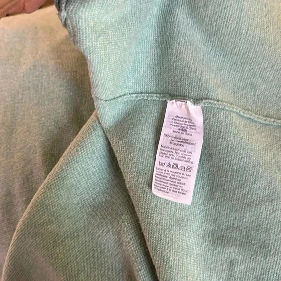 J.Crew green open front cotton cardigan with pockets size Medium - Picture 3 of 3